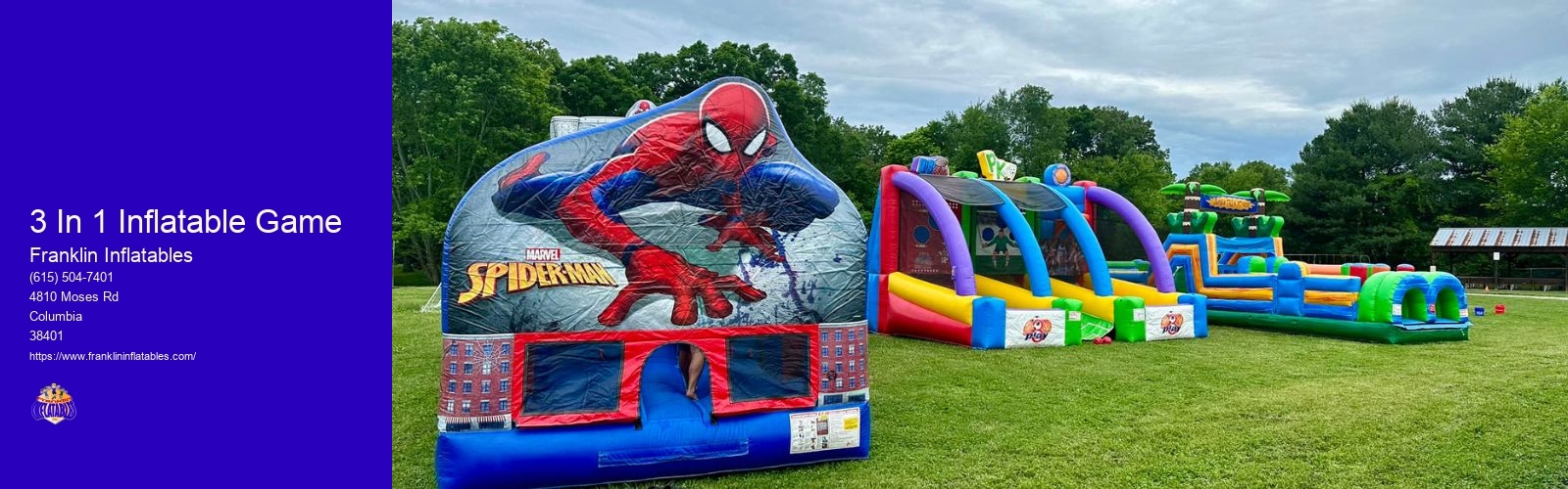 3 In 1 Inflatable Game