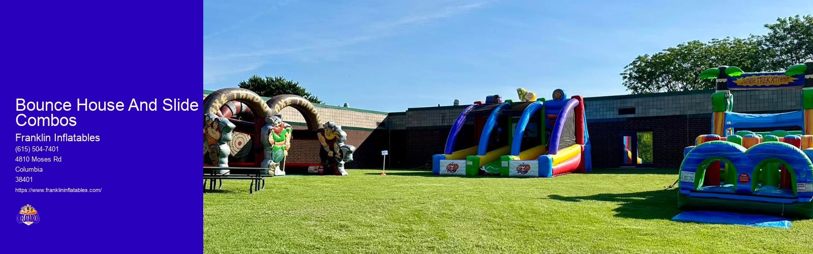 Bounce House And Slide Combos