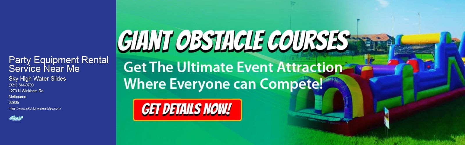 Party Equipment Rental Service Near Me