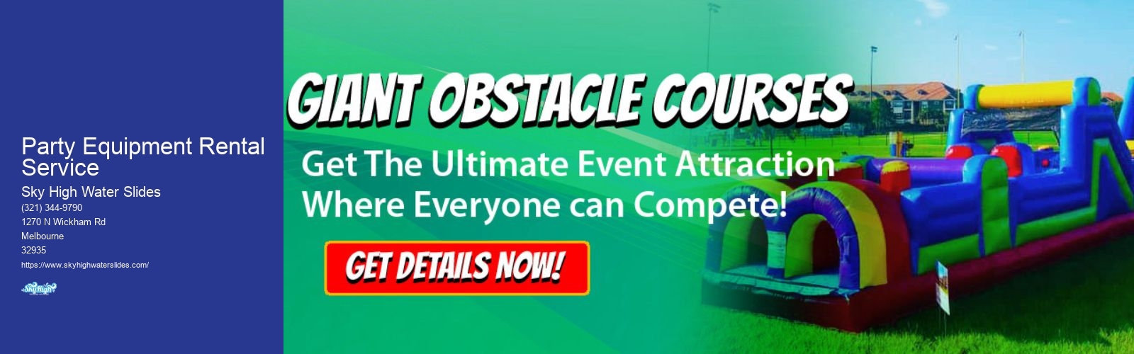 Party Equipment Rental Service