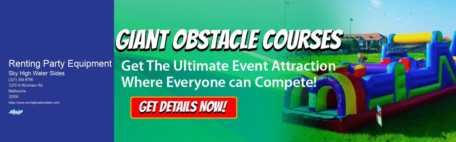 Renting Party Equipment